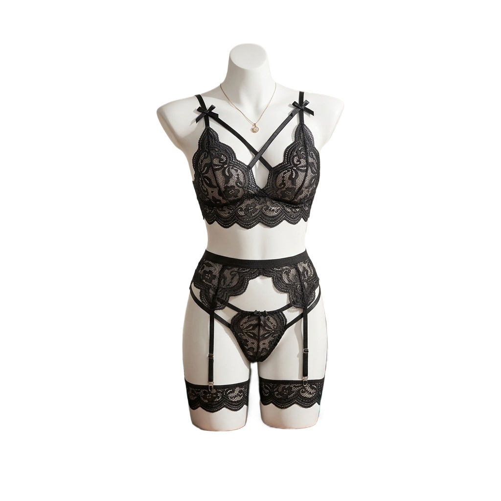 Women's Floral Lace Lingerie S - đánh giá và giá Garter Belt Set