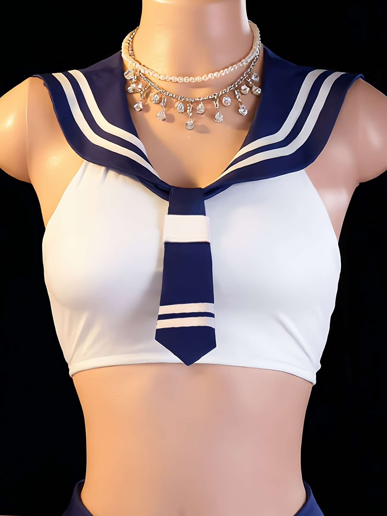 Women's 2Pcs Sailor Role Play  - đánh giá và giá Garter Belt Set